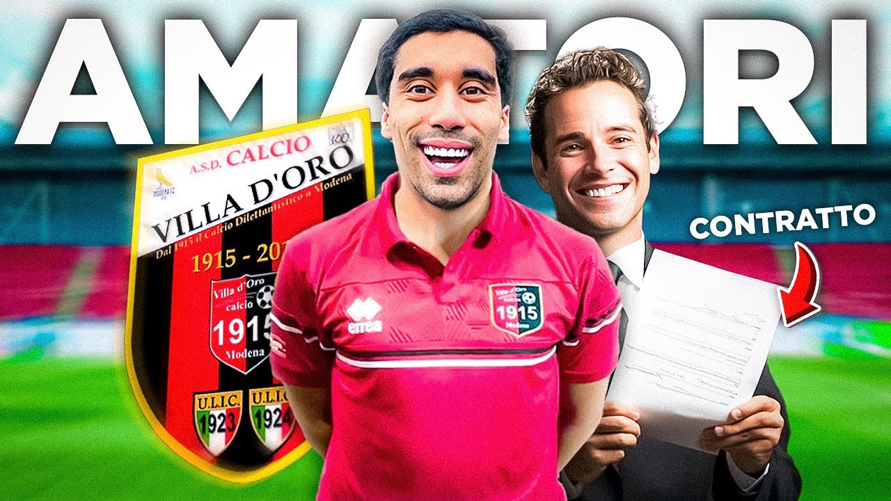 LA MIA PRIMA PARTITA CON GLI AMATORI! LA MIA NUOVA SQUADRA! - YouTube