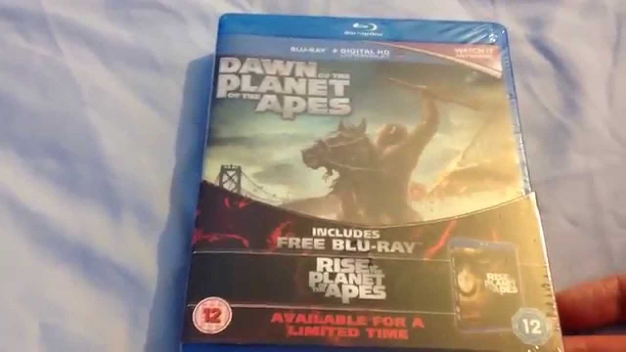 Dawn of the Planet Of the Apes Blu Ray Unboxing playstation 3