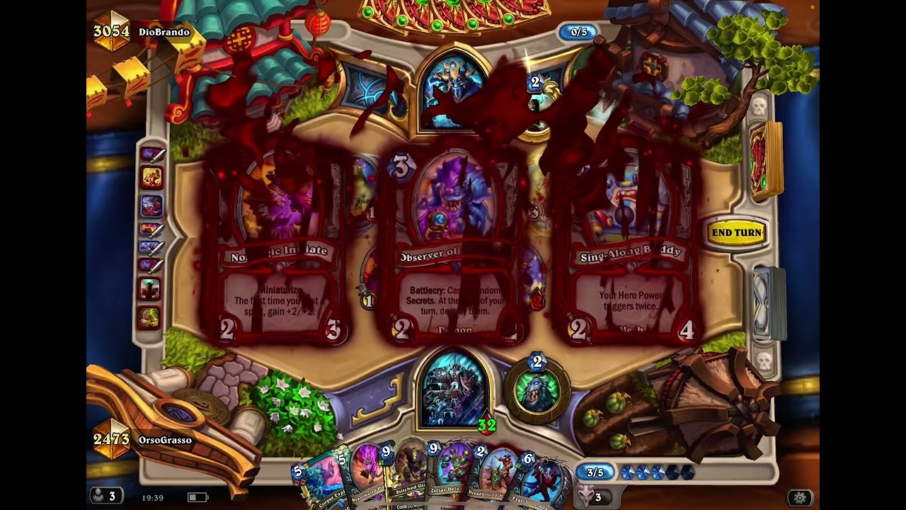 Рыцарь смерти Лич против Шамана стихий в Hearthstone: Легенда игрового процесса 2473