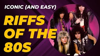 Shred the 80s: 5 Easy & Iconic Guitar Riffs You Can Master Today!