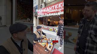 Hamburgeri Ye Kazan Bu Hamburgeri Dört Isırıkta Ye Bin Tl Kazan