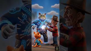 😱 Cat Daddy Saves Little Cat Boy from Nightmare Monster #CatLovers