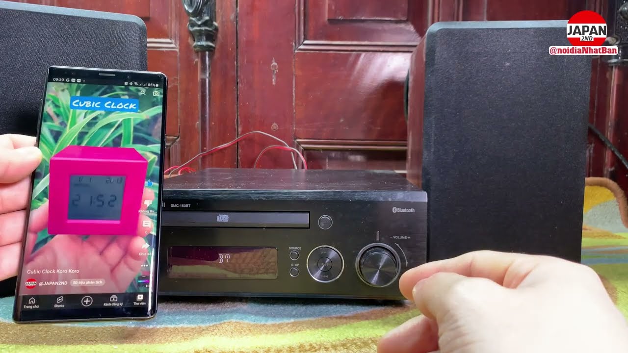 m.ito✨SANSUI SMC-150BT Dàn âm thanh Mini SANSUI SMC-150BT CD Radio FM Aux USB