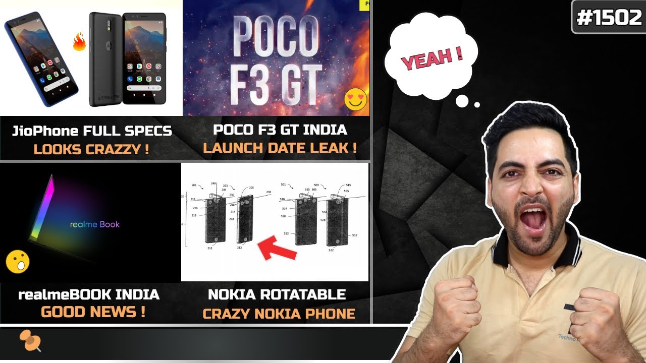 JioPhone Next Full Specs😍,POCO F3 GT Launch Date India,Nokia Rotate, Windows 11xAndroid,Bitcoins,M32