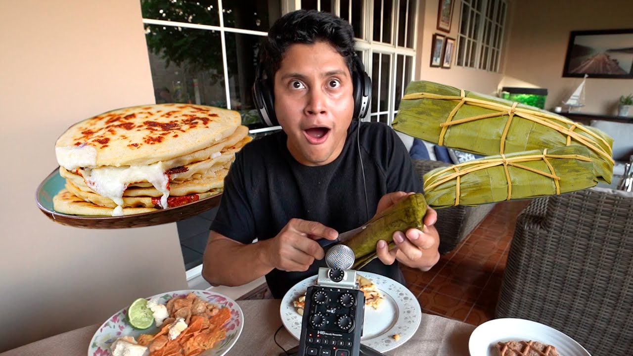 ASMR-503: sonidos satisfactorios con comida salvadoreña