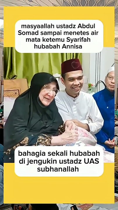 UAS berkunjung ke rumah Syarifah hubabah Annisa #uas #ustadzabdulsomad #solawatan #trending #shorts