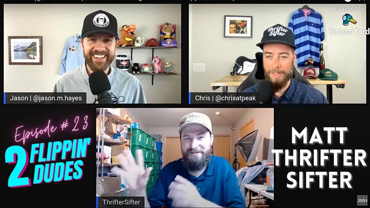 Thrifter Sifter Joins Us on Tonight's Show 2 Flippin' Dudes Episode