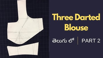 Three Darted Normal Cut Blouse Cutting in Telugu (తెలుగు) | Part 2 | NIMT | Blouse Guru
