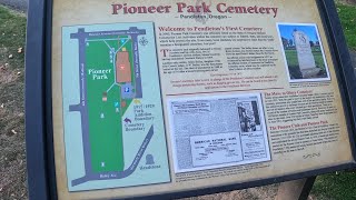 Pioneer Cemetery Park in Pendleton, Oregon
