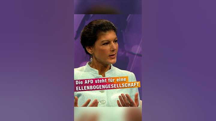 Die AfD steht für eine Ellenbogengesellschaft#bsw #wagenknecht #maischberger #weidel #afd #musk