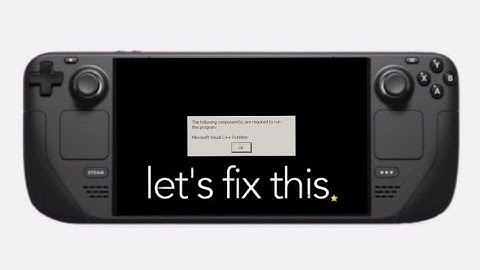 How to Fix Microsoft Visual C++ Runtime Error | Steam Deck Pinoy guide