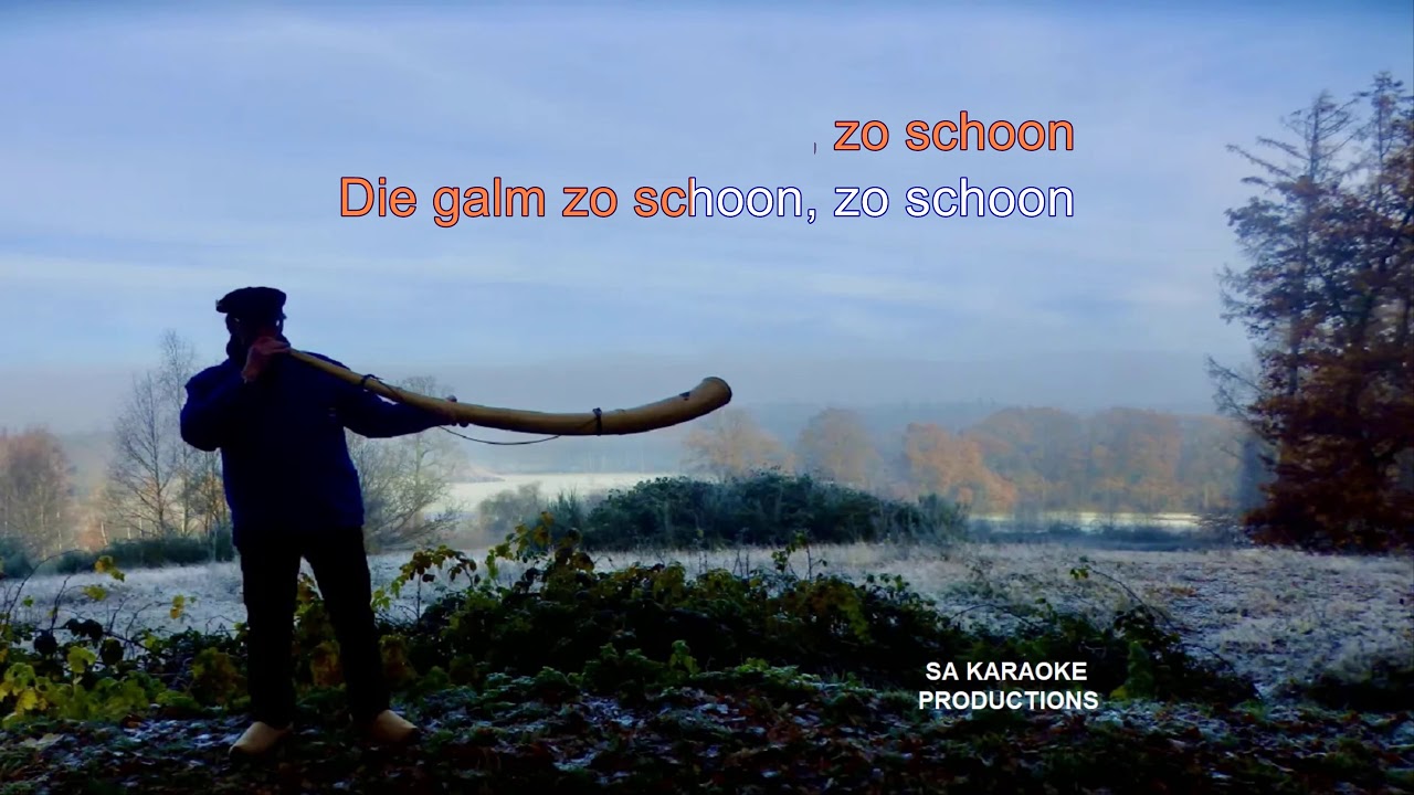 Karaoke HD "Langs Berg En Dal" - YouTube