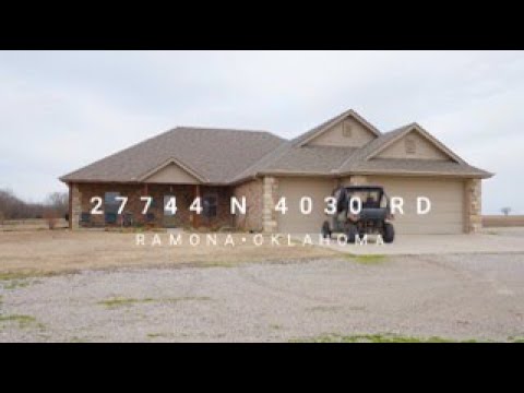 27744 N 4030 Rd, Ramona, OK home video tour