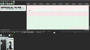 Preparing Reaper for recording a new project
