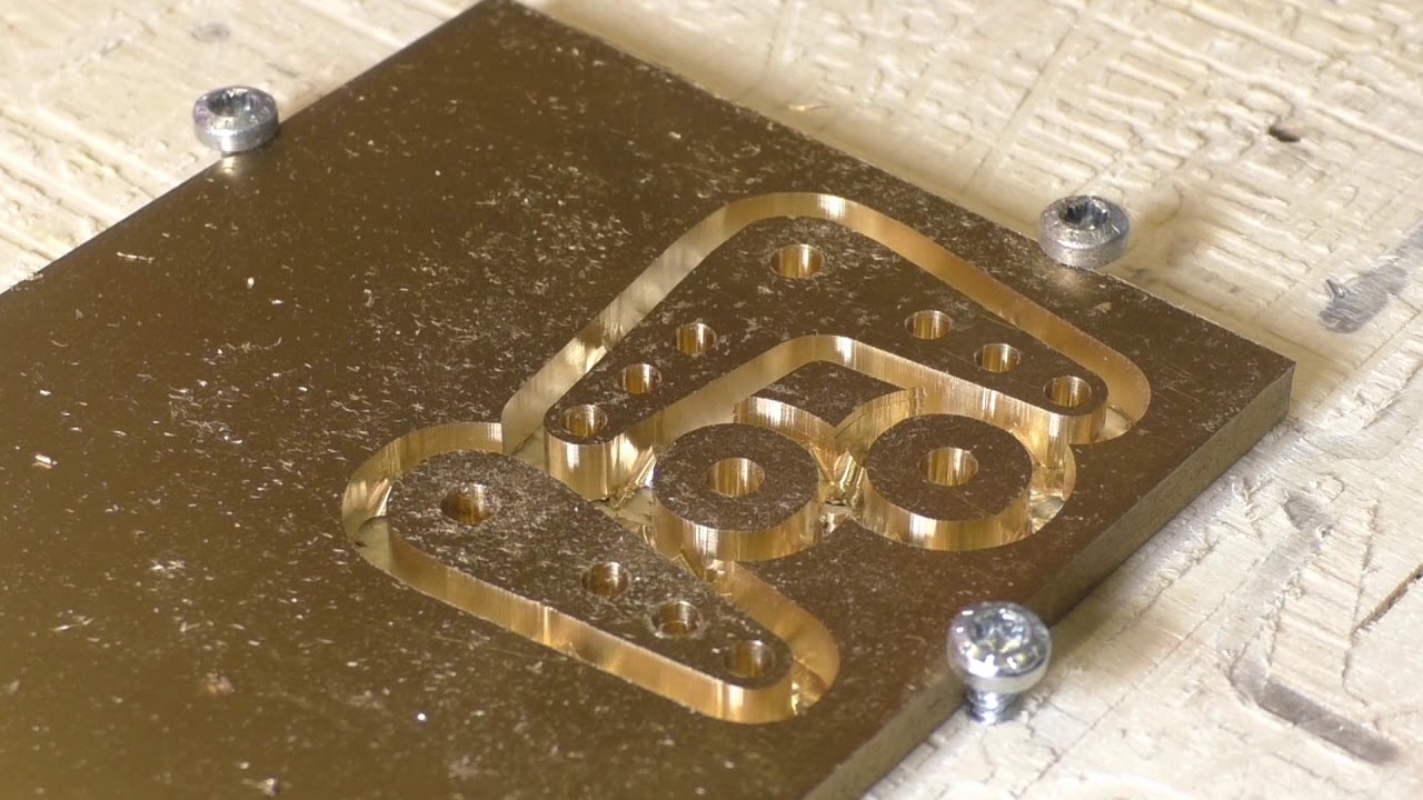 Messing MS58 auf der Pro Basic 10-05 fräsen