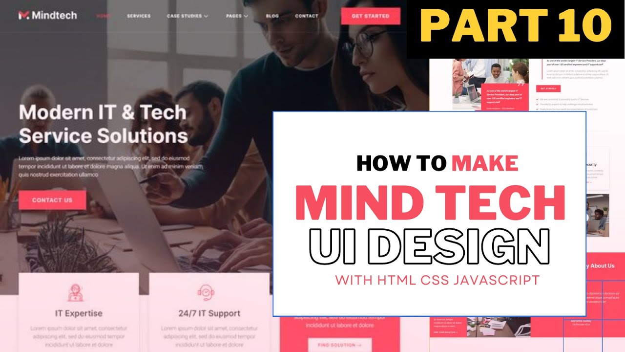 Creating a Dynamic Website: HTML, CSS, JavaScript, GSAP Animation & Scroll Trigger Intro ( Part 10)