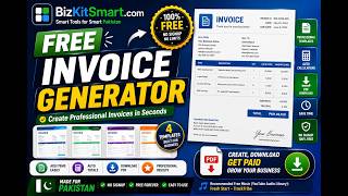 Free Invoice Generator Pakistan — 6 Templates, PKR Support & PDF Download | BizKitSmart screenshot 3