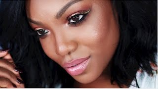 Soft Pink Daytime Makeup for Brown skin screenshot 1