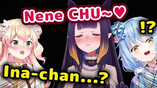 Ina Kisses Nene In Front Of Lamy After Confessing Her Love During Summer Festival【ENG Sub/Hololive】