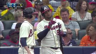 2013/05/19 Fan snares flying bat in stands