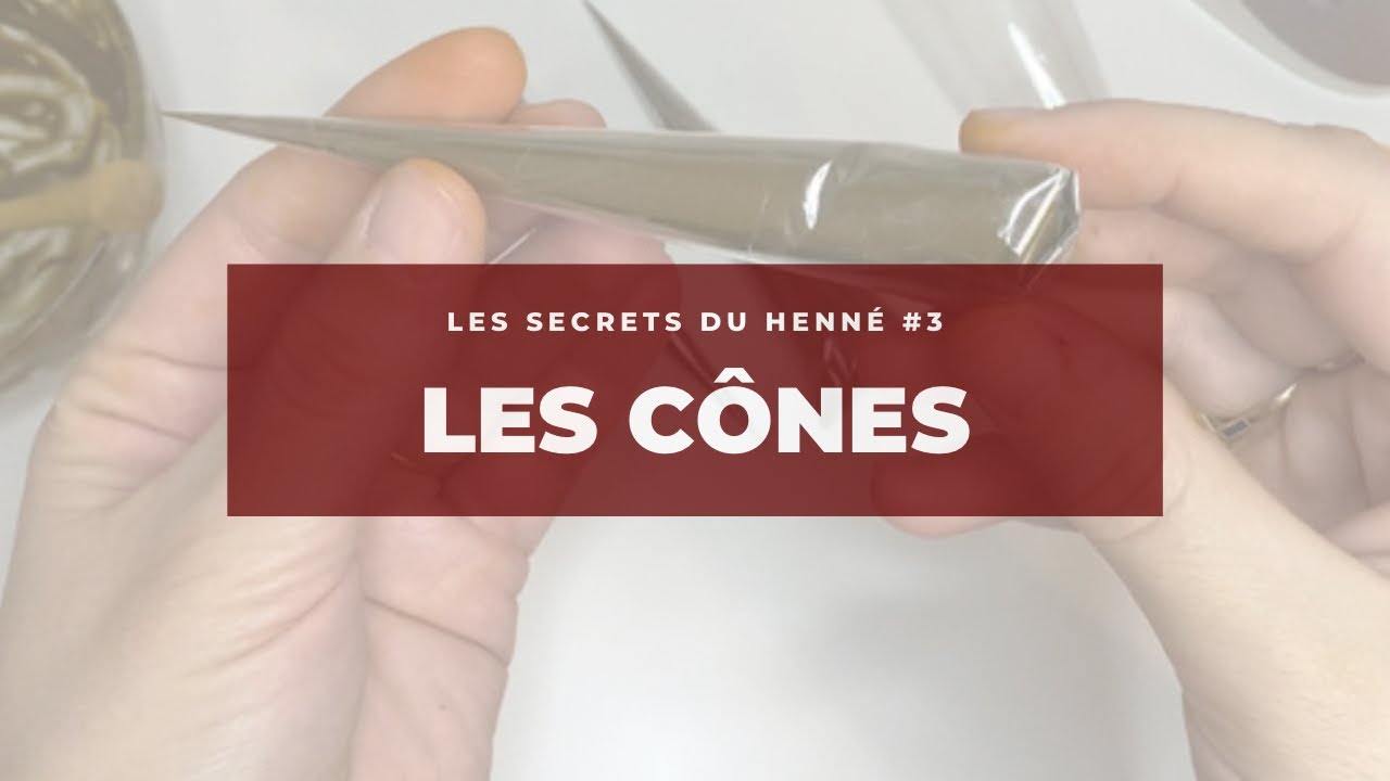 Les Secrets du Henné 3 Les Cônes , Fabrication , Remplissage