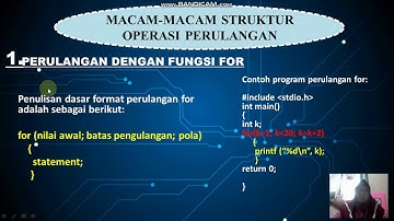 Logika Algoritma untuk sintaks FOR, WHILE dan DO WHILE  pada Bahasa Pemograman C dan C++ part 1
