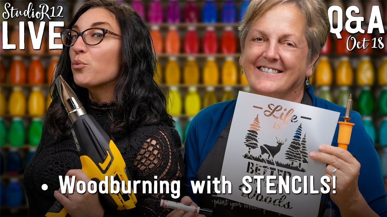 How to Wood Burn using Stencils 