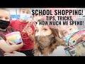 How much we spend on back to school shopping + pro tips & tricks!!