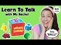 Learn to Talk with Ms Rachel - Videos for Toddlers - Nursery Rhymes &amp; Kids Songs - Speech Practice