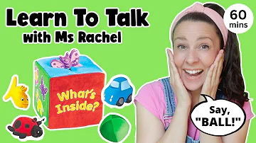 Learn to Talk with Ms Rachel - Videos for Toddlers - Nursery Rhymes & Kids Songs - Speech Practice