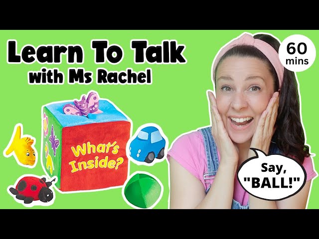 Learn to Talk with Ms Rachel - Videos for Toddlers - Nursery Rhymes & Kids Songs - Speech Practice class=