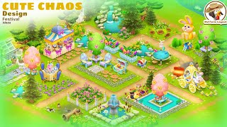 Cute Chaos design Festival ideas in Hay Day #hayday 