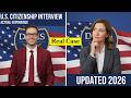 2026 US Citizenship Interview Mastery: Mock Test + Step-by-Step Answers! #n400