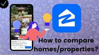 How to compare homes/properties on Zillow