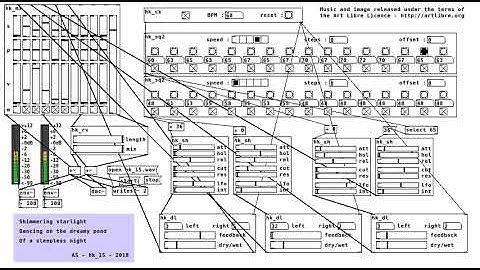 Pure Data Haiku 15 - Shimmering starlight