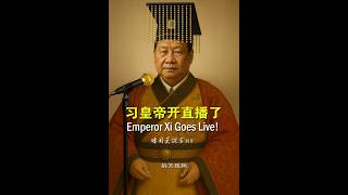搞笑短视频:习皇帝开直播了！Funny Short Video: Emperor Xi is Goes Live!#习近平 #讽刺 #搞笑 #XiJinping #Satire #Comedy