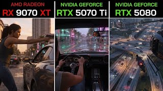 RX 9070XT VS 7900XTX vs RTX 5070TI VS RTX 5080 4K + FHD+ 2K GAMİNG BENCHMARK 