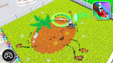 Mow My Lawn: Cutting Grass - Gameplay Walkthrough Part 9 - Basic Game Levels 50-53 (iOS, Android)