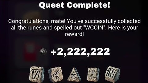 W-Coin New Secret Trick 😱 || WCoin Secret Code Task || Claim 2,222,222 Coins Free 🔥