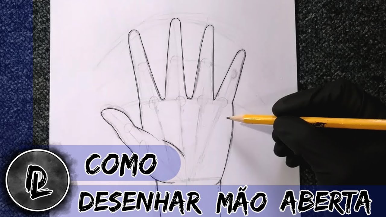 Featured image of post Como Desenhar Uma M o Aberta Primeiro de tudo desenhar as linhas de orienta o