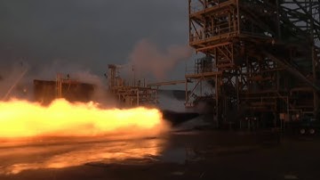 Saturn V 5 F1 Engine Being Tested