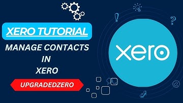 How to create supplier and customers in xero | Import contacts in xero #xero #xerotutorial