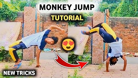 how to learn monkey jump tutorial in hindi / macaco flip tutorial easy steps / tubu Michael