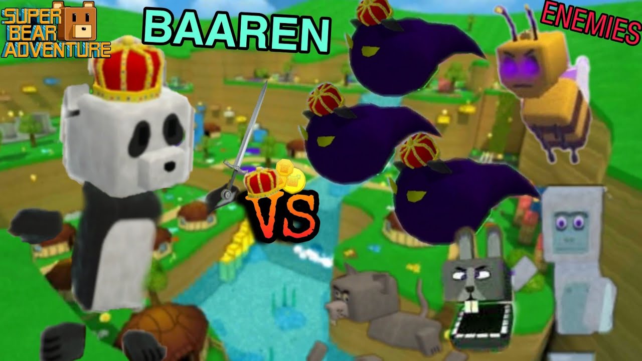 Super bear adventure everyone vs bareen's brother 🐻🐥 