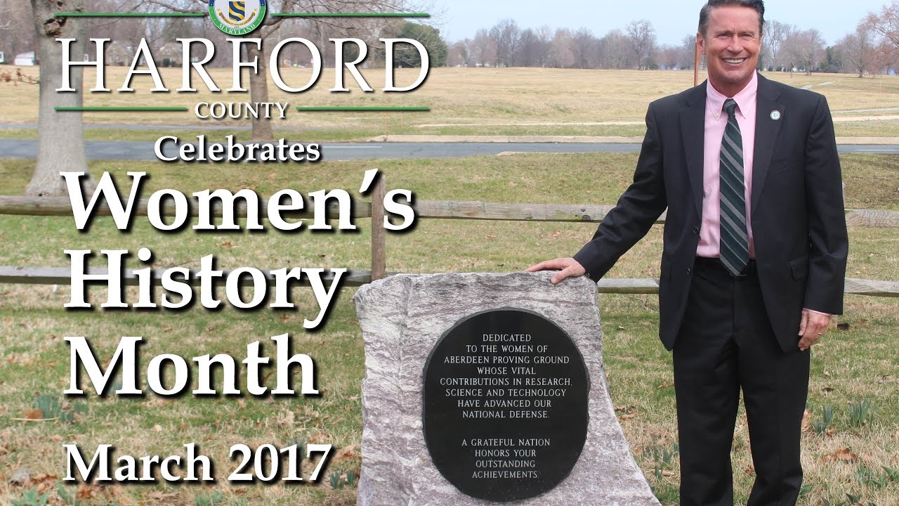 Harford County Celebrates Women's History Month 2017 YouTube