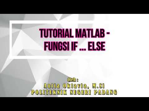 Tutorial matlab -