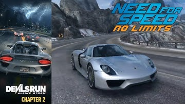 Devils Run Alpine Storm Porsche 918 Spyder Chapter 2 Need For Speed No Limits Gameplay