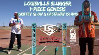 Louisville Slugger 1-Piece Genesis Griffey Glow Castaway Island USSSA Slowpitch Bat Review
