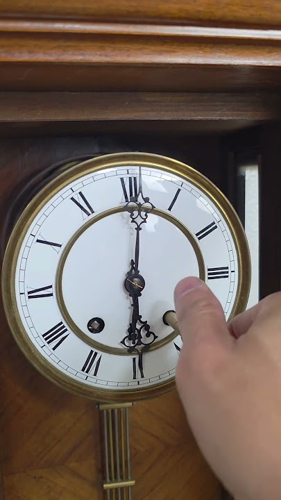 July 27, 2021900s German Lenzkirch Wall Clock with Chimes#clock #wallclock #clockwork #chime #foryou