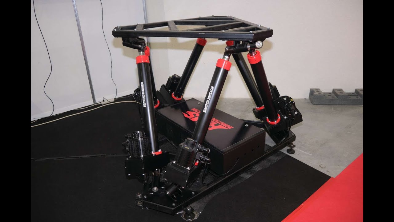 Rollercoaster 6dof Simulator Test 450kg Load powered by Motion4Sim ...
